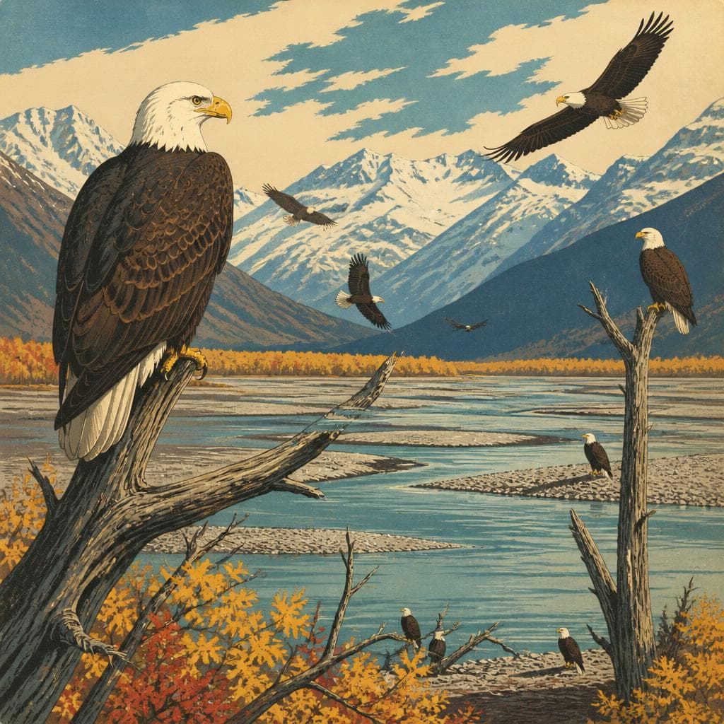 Cover art for Where the Eagles Wait for Late Salmon