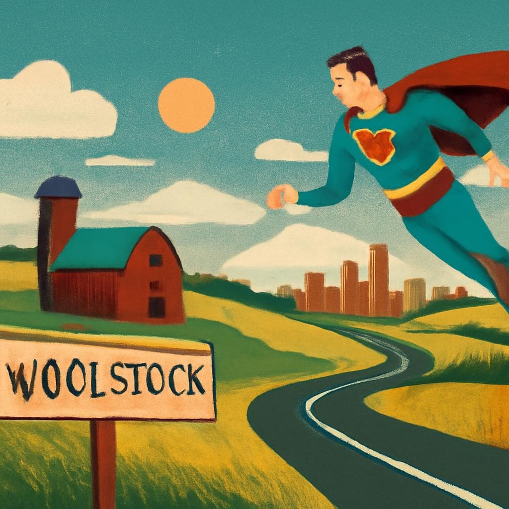 Cover art for From Woolstock to Superman