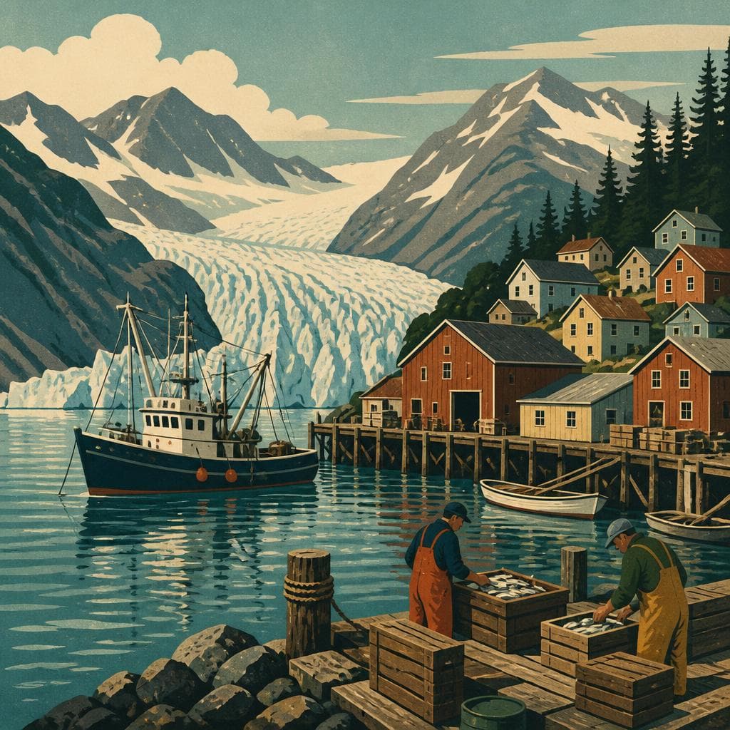 Cover art for Where Glacier Ice Built a Fishing Town