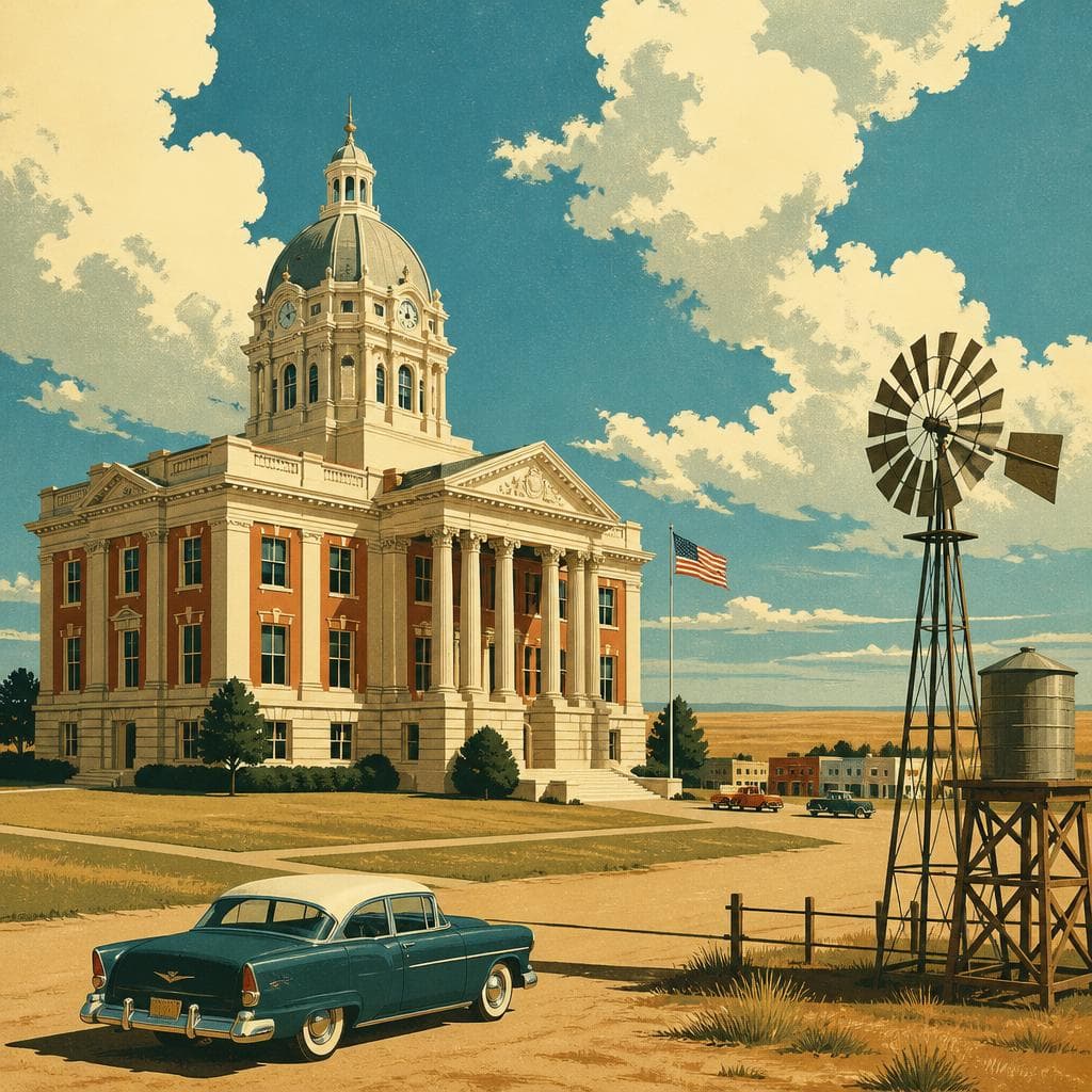 Cover art for A Big Courthouse on a Small Panhandle Stage