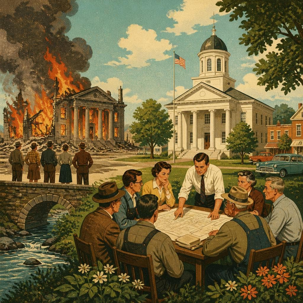 Cover art for After the Fire, Coldspring Stayed the Center