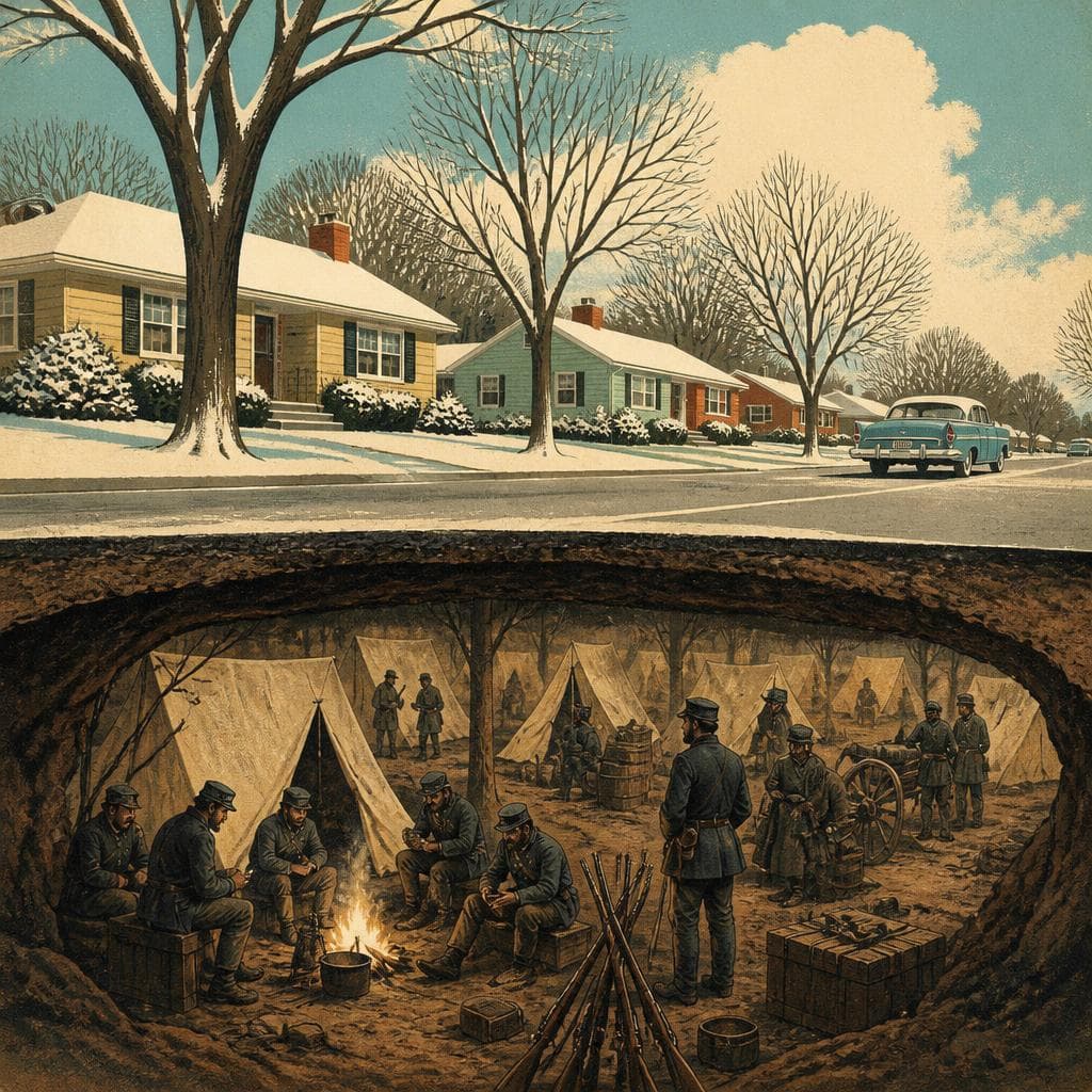 Cover art for Where Winter Camp Lies Beneath the Neighborhood