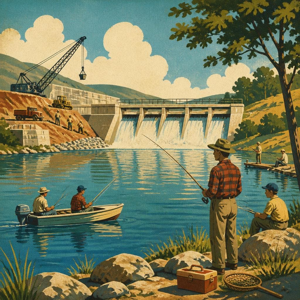 Cover art for Where the River Learned to Hold Fishermen