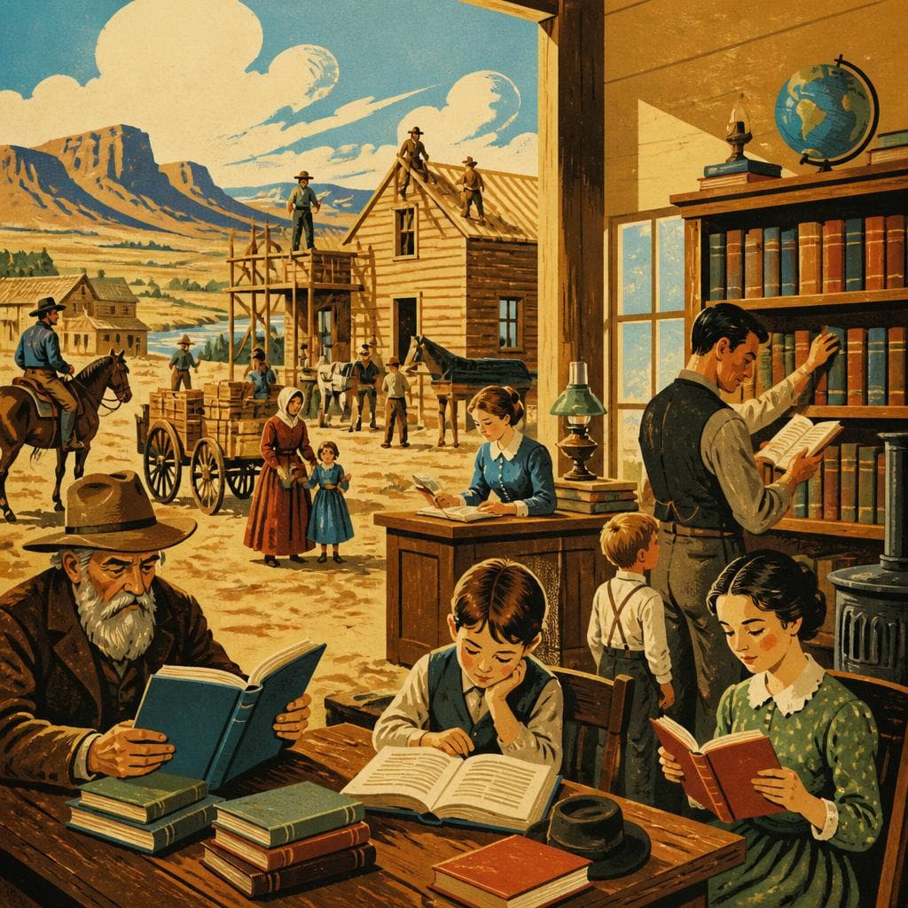 Cover art for How a Frontier Town Bet on Books
