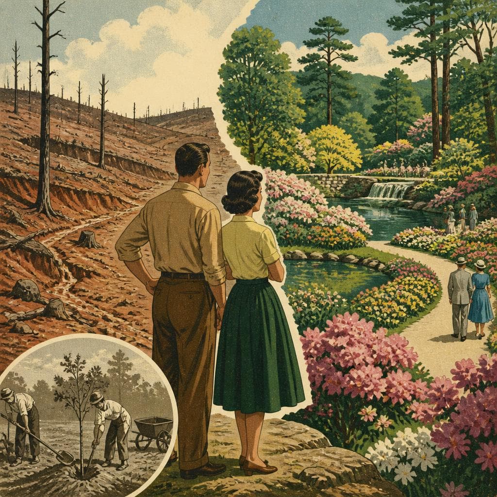 Cover art for From Worn-Out Land to a Georgia Garden