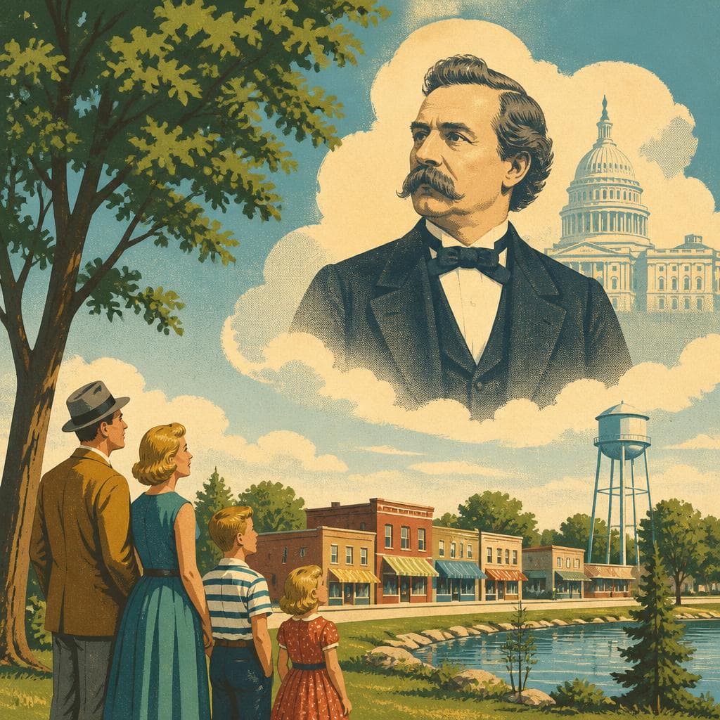 Cover art for A Town Named for a Man Who Never Came