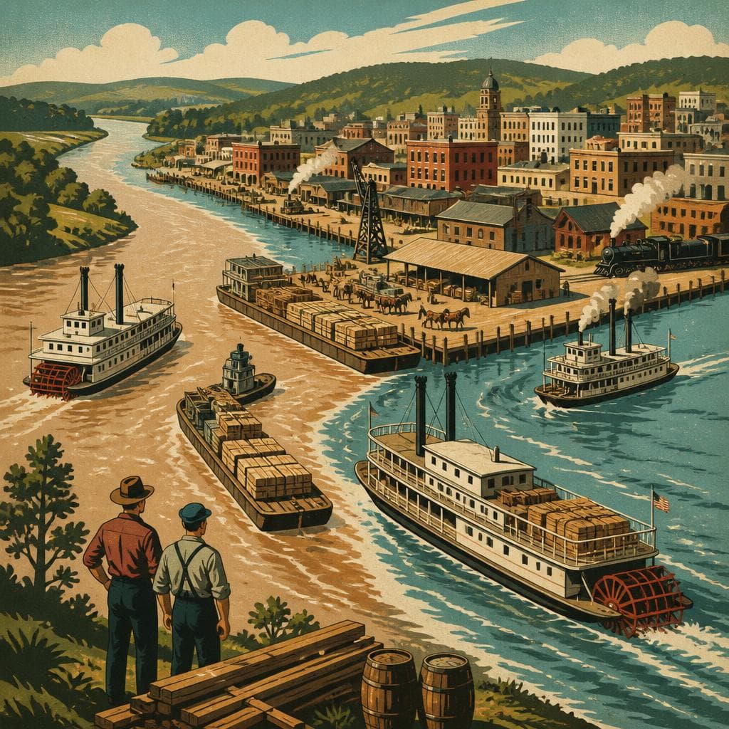 Cover art for Where Two Rivers Made a Boomtown