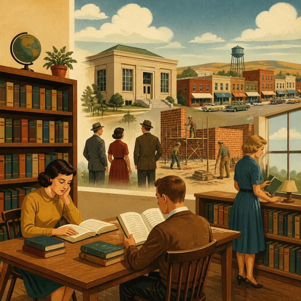 Cover art for A Library, and a Town Making Its Case