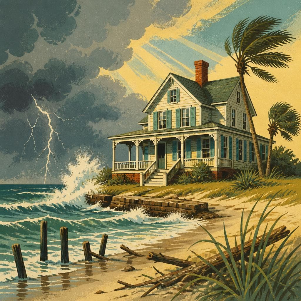 Cover art for The House That Wouldn’t Wash Away