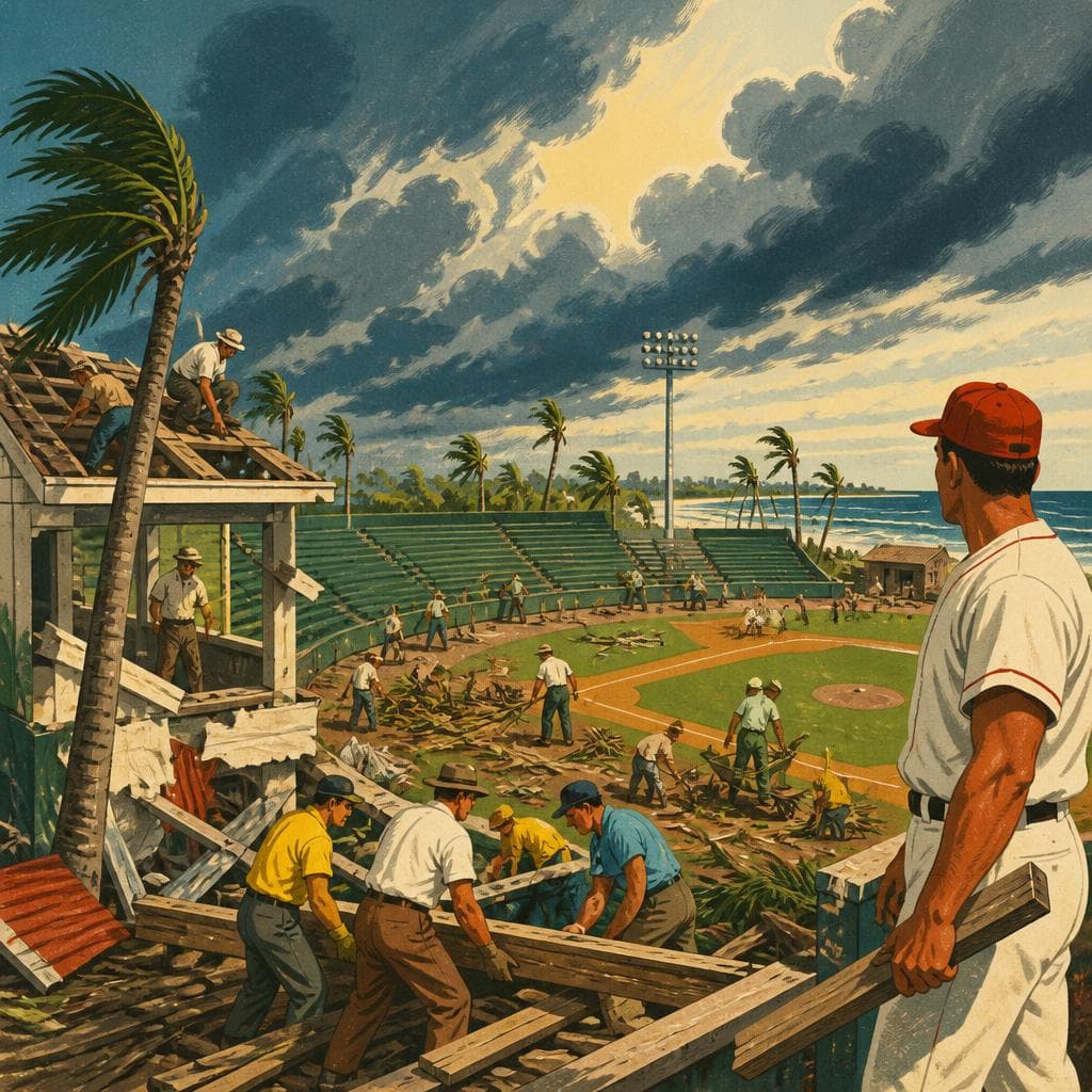 Cover art for When the Storm Hit, the Ballpark Stayed in the Fight