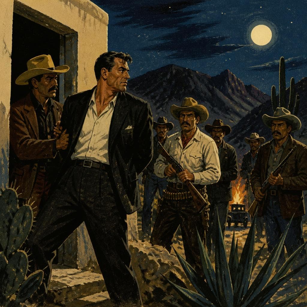 Cover art for The Night the Border Turned on Cullen Baker