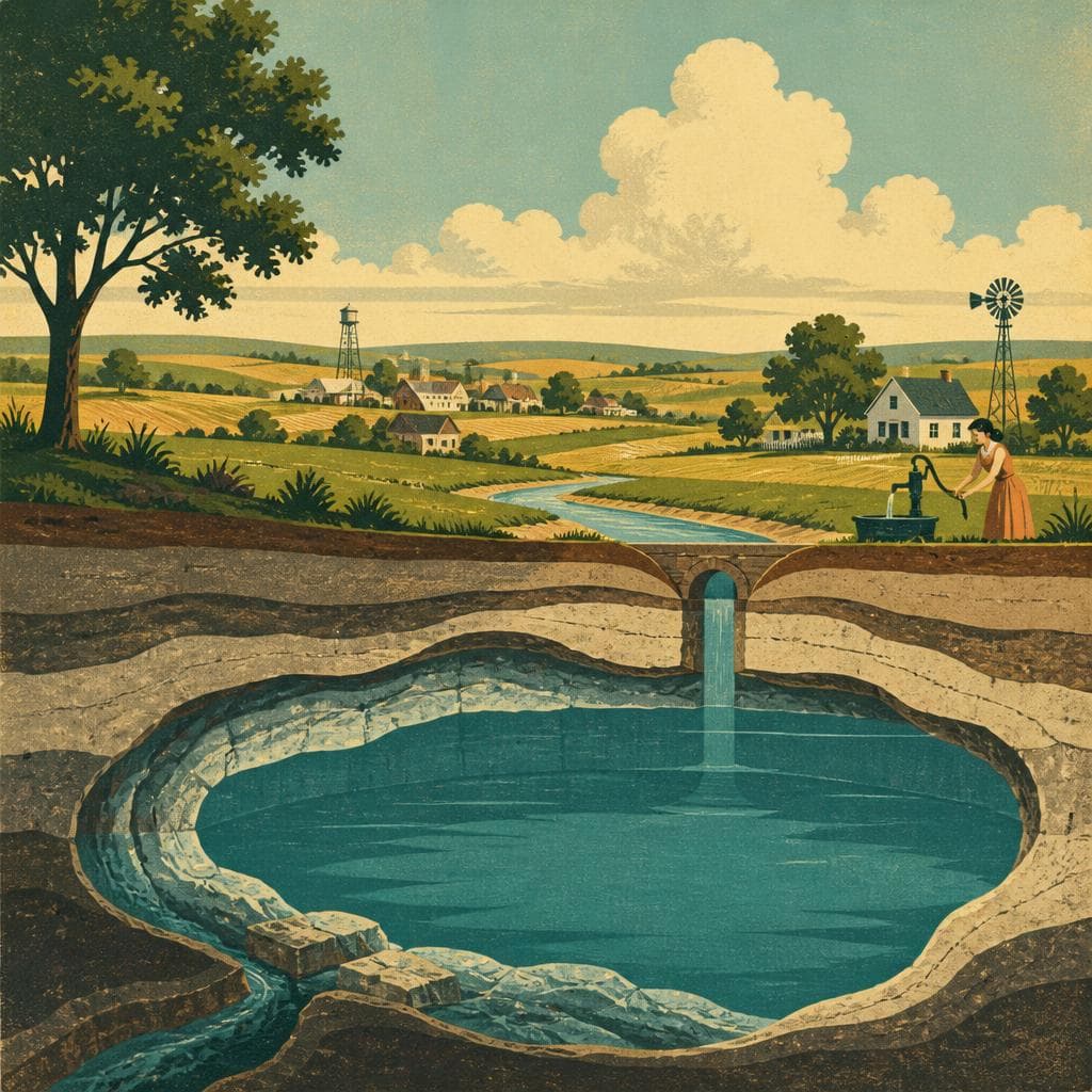 Cover art for The Water Beneath Harper County