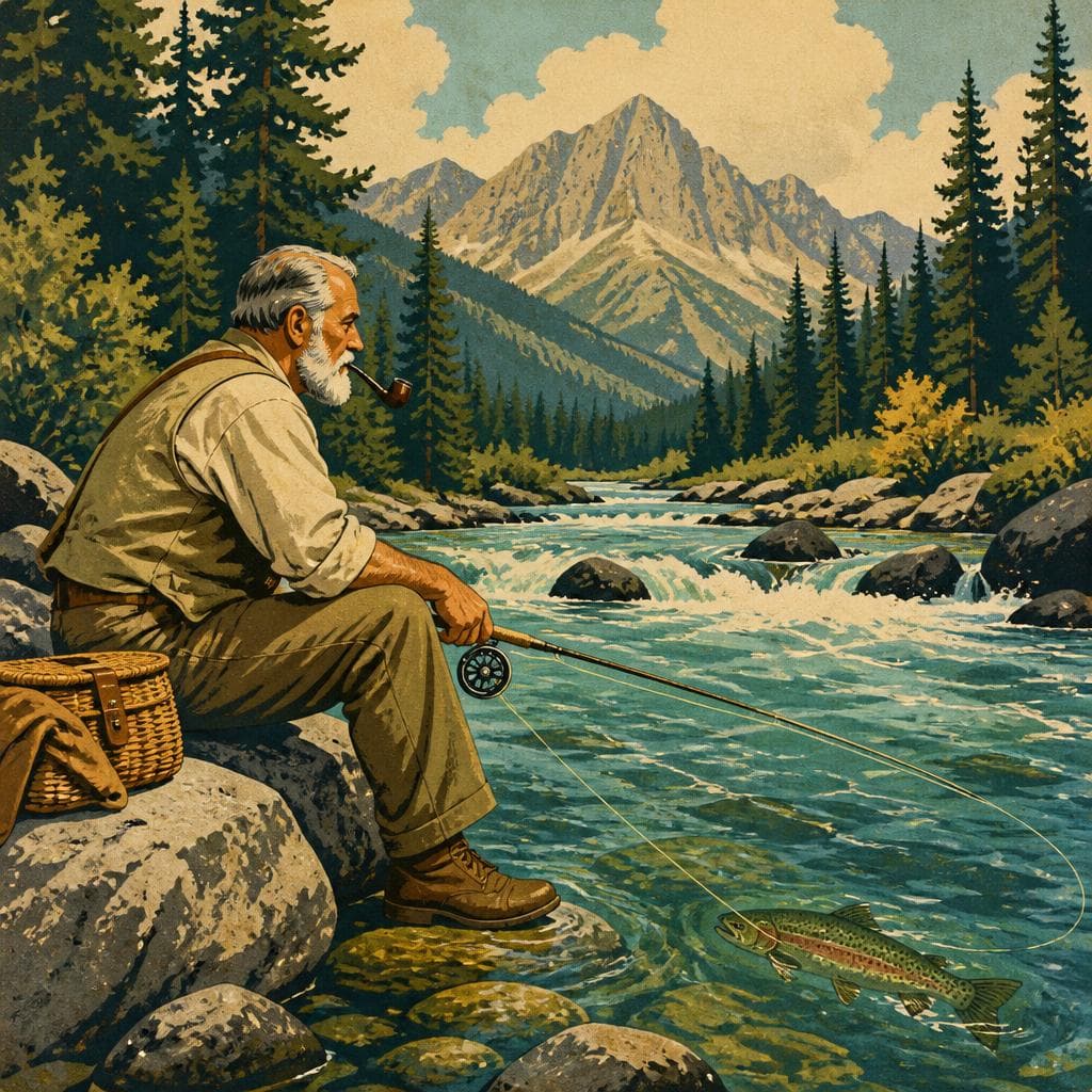 Cover art for Where Hemingway Met the Trout Stream
