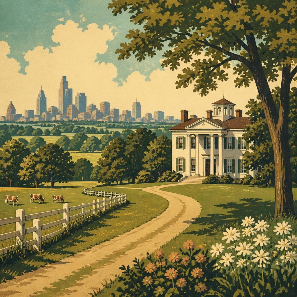 Cover art for Before the City Reached Tower Grove