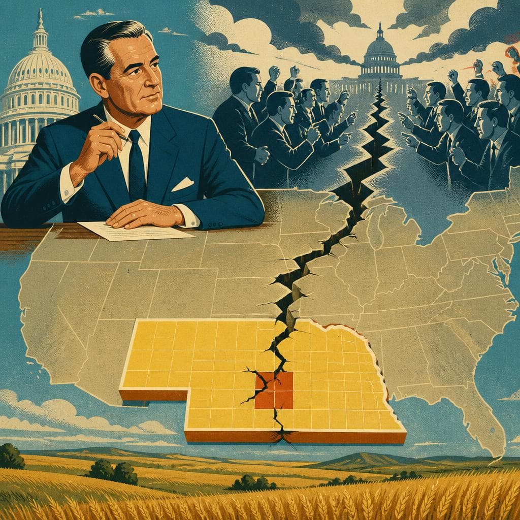 Cover art for How Archibald Dixon Reached the Nebraska Map