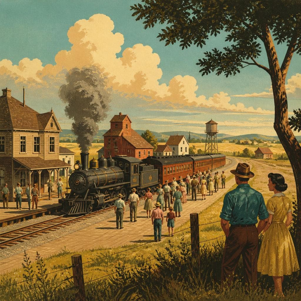 Cover art for When the Rails Passed Medary By
