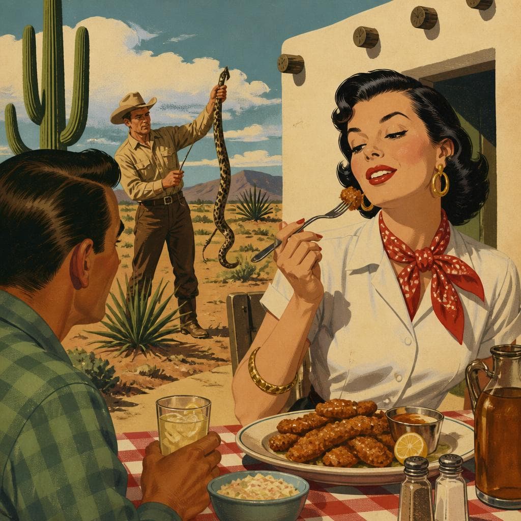 Cover art for Where the Rattlesnake Became Supper