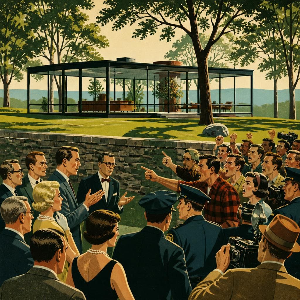 Cover art for A Glass House, and a Breaking Point