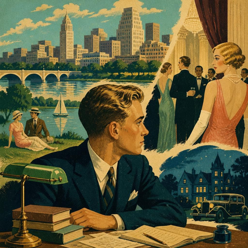 Cover art for Where Fitzgerald Learned the Glitter and the Ache