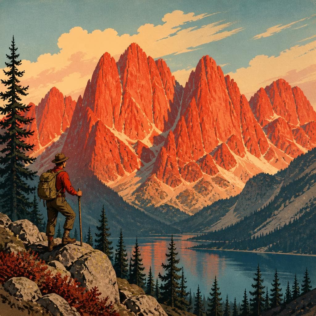 Cover art for When the Mountains Turn Red