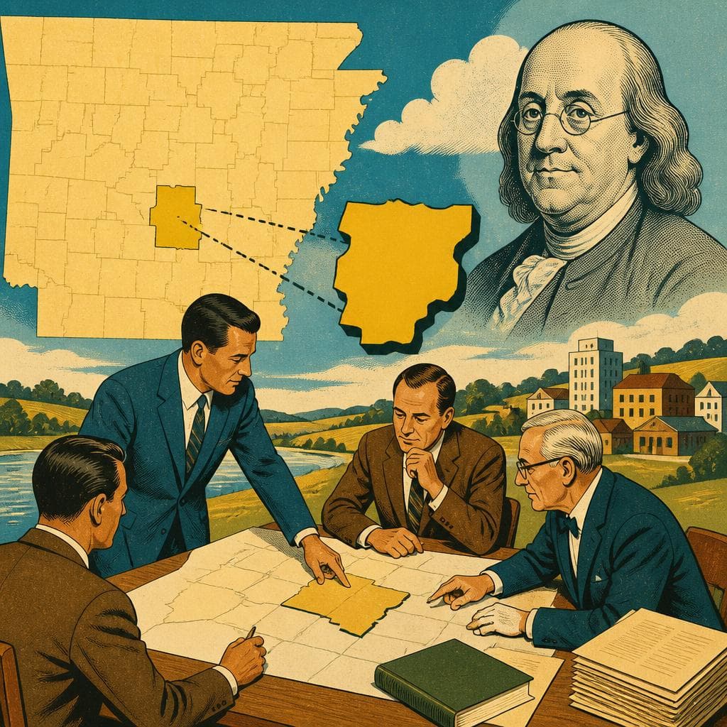 Cover art for A New Arkansas County, Named for Franklin
