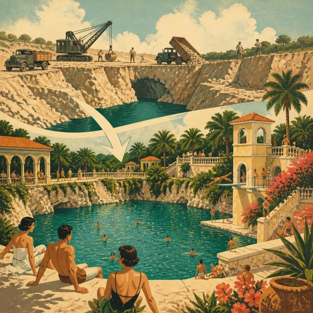 Cover art for A Quarry Becomes a Mediterranean Dream