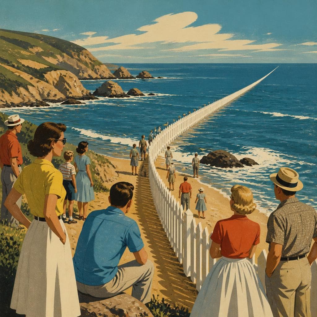 Cover art for When a White Fence Ran to the Pacific