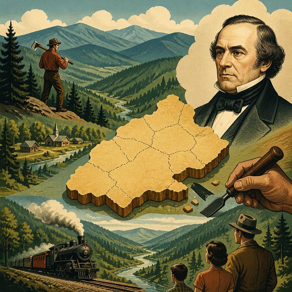 Cover art for A Mountain County Named for Daniel Webster
