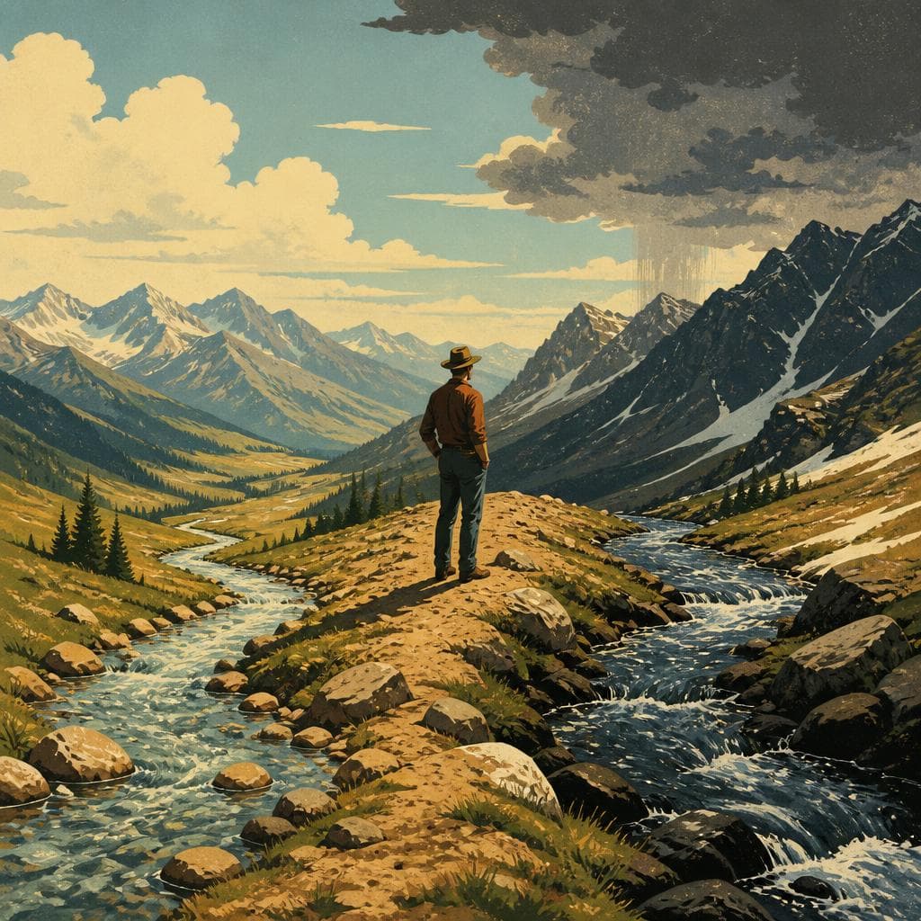 Cover art for Where the Water Turns West
