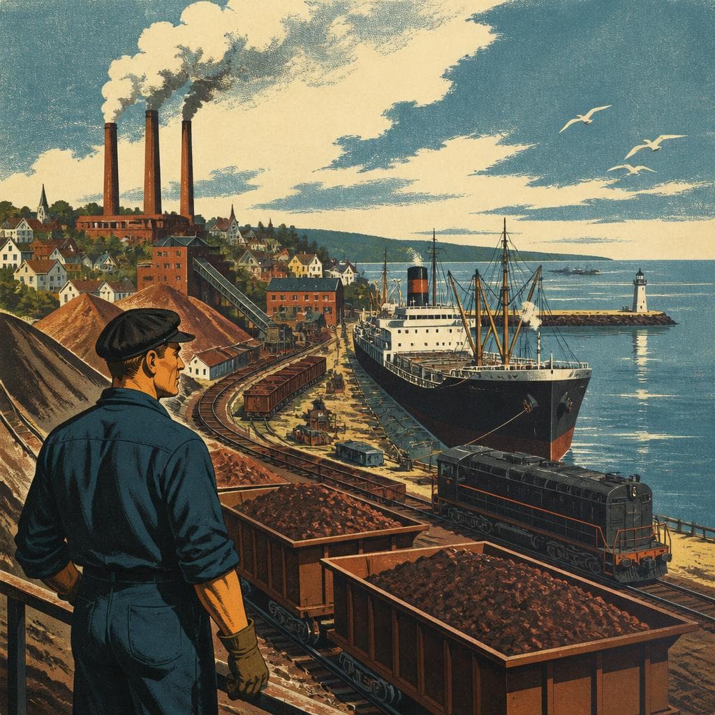 Cover art for Where Iron Met Water in Escanaba