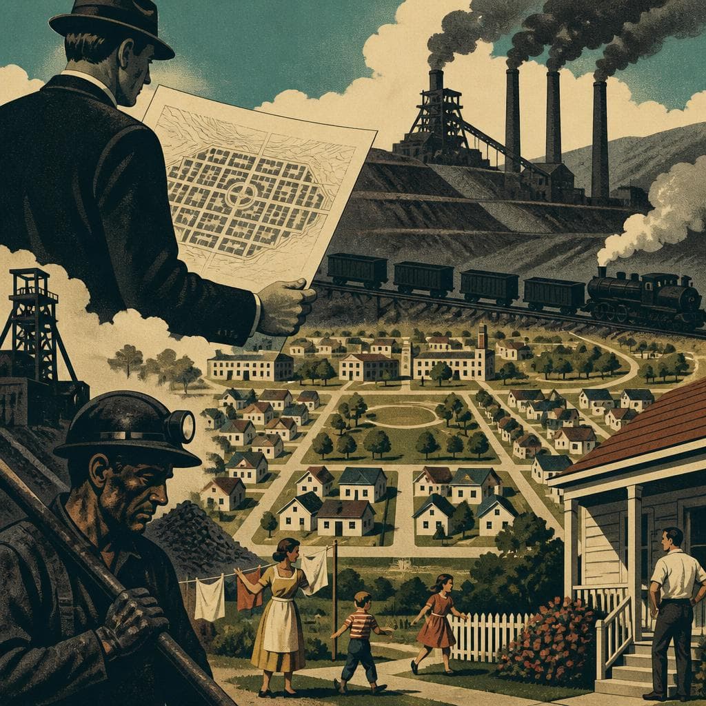 Cover art for A Town Drawn in Coal and Control