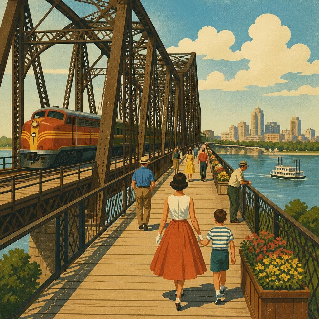 Cover art for When a Rail Bridge Learned to Welcome Footsteps