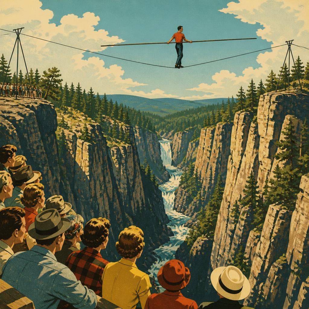 Cover art for When Tallulah Gorge Became a High-Wire Stage