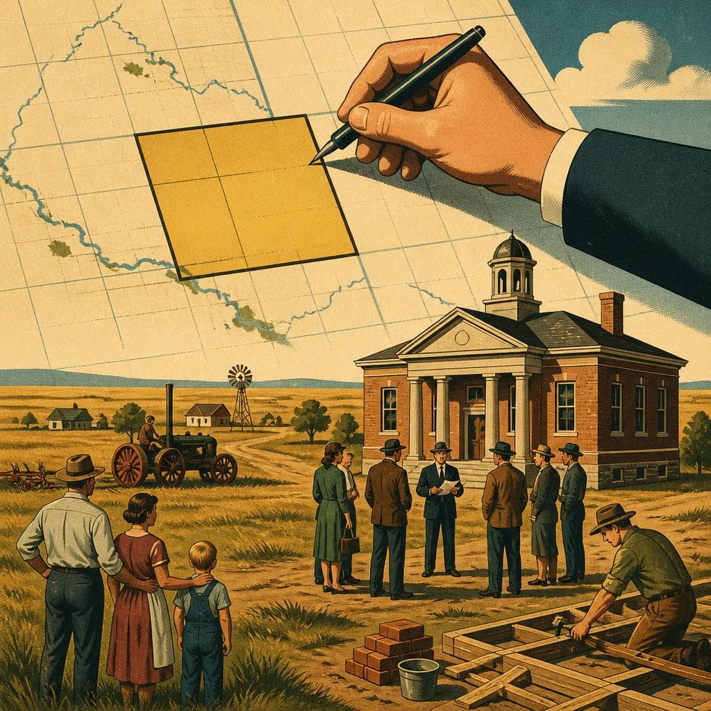 Cover art for When a Map Square Became Pratt County