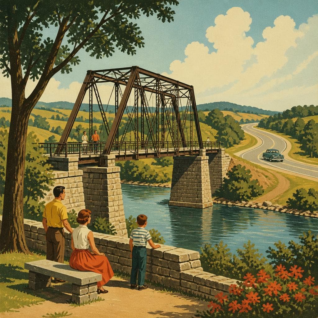 Cover art for When the Road Moved On, the Bridge Stayed