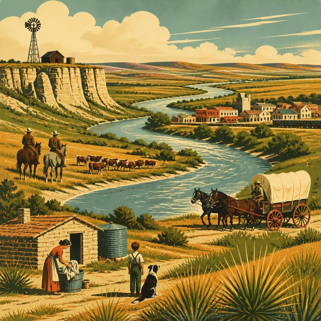 Cover art for Where Water Drew a Town