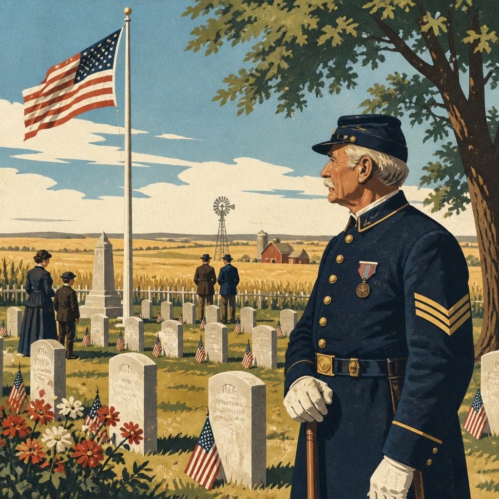 Cover art for Where Old Soldiers Were Remembered