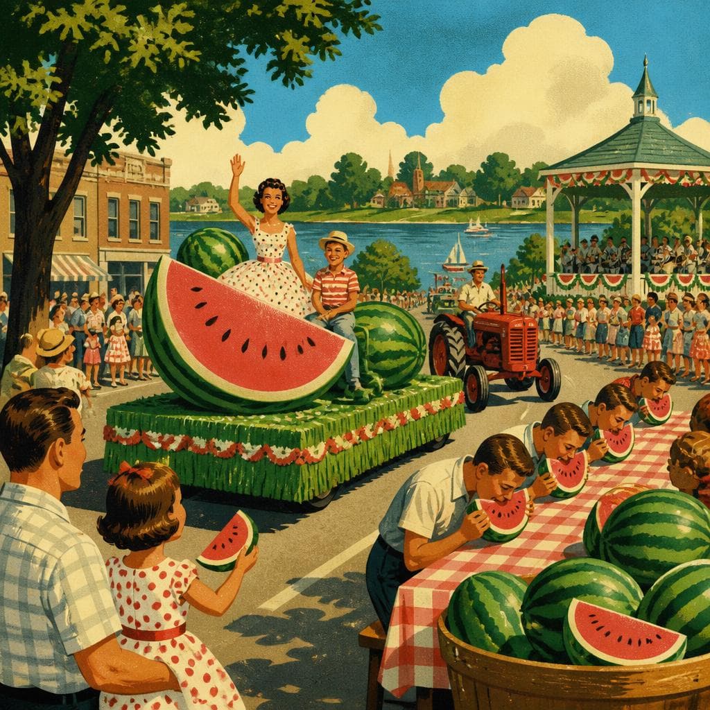 Cover art for Where Summer Ends in Watermelon