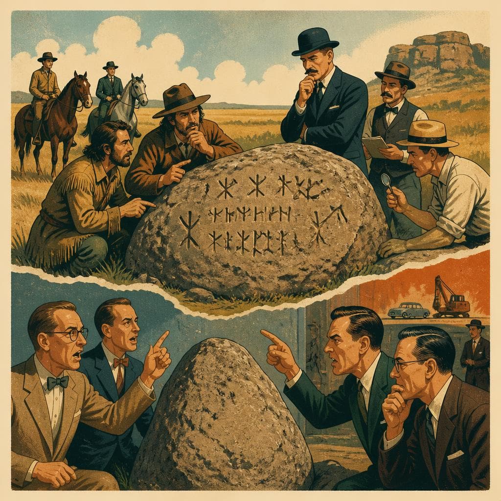 Cover art for A Stone, Some Runes, and a Century of Argument