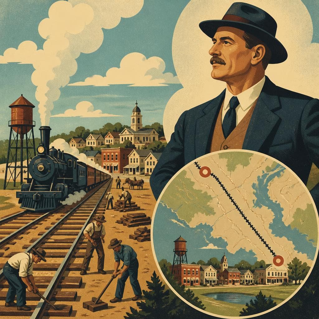 Cover art for How a Railroad Man Stayed on the Map