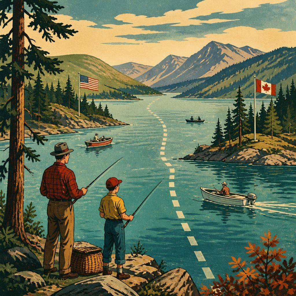 Cover art for Where a Border Lake Becomes Fishing Water