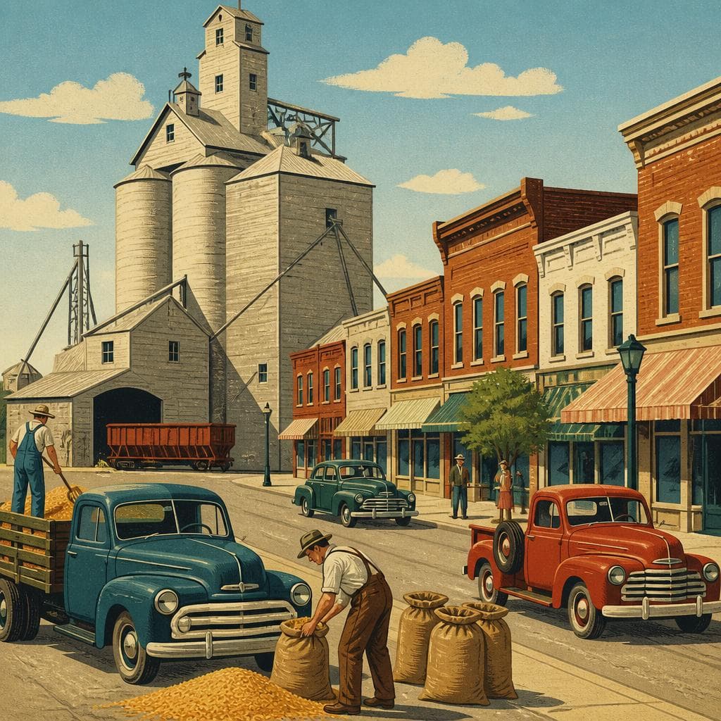 Cover art for Where Grain Built Main Street