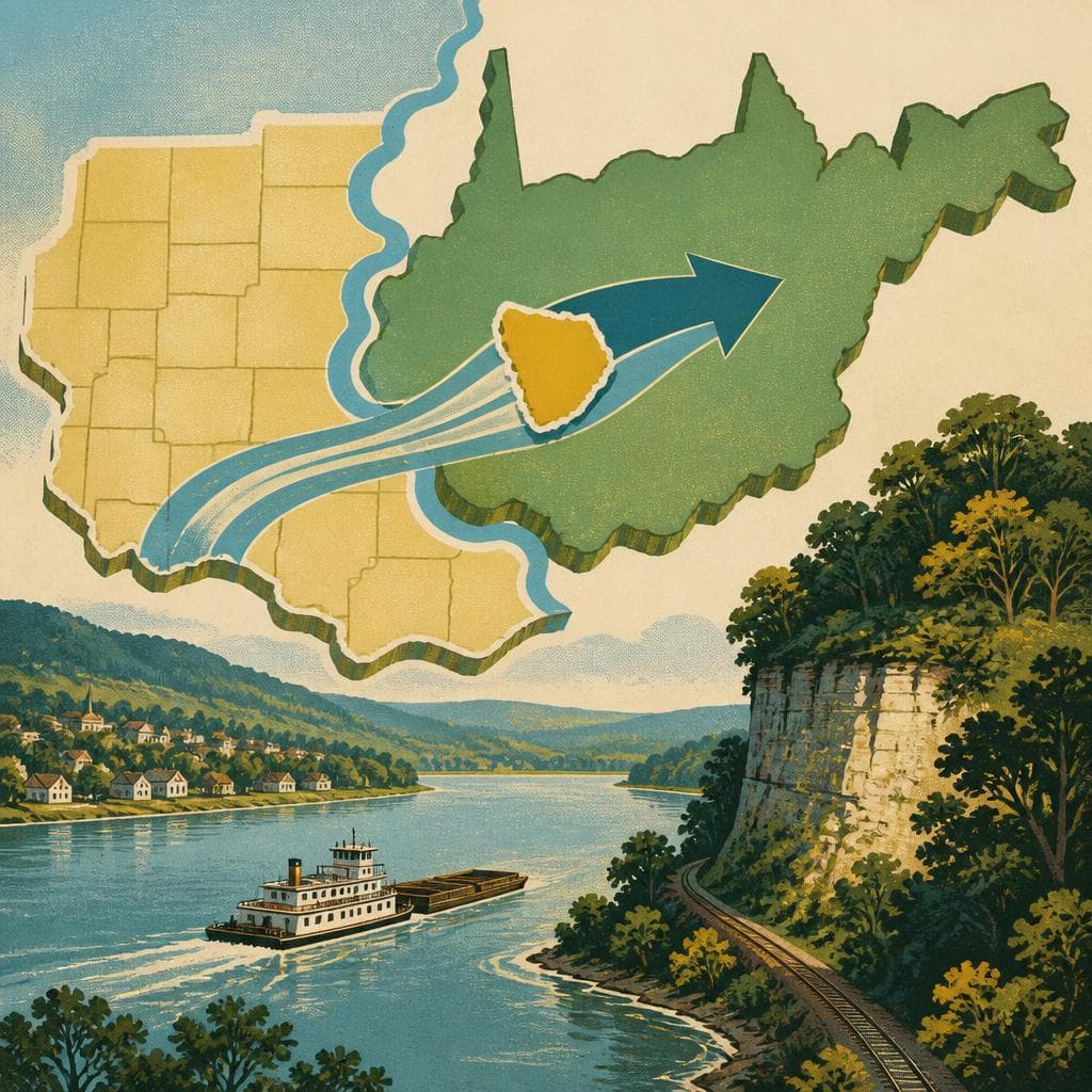 Cover art for Where the River Pulled Pleasants County