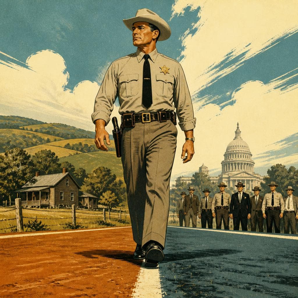 Cover art for Walking Tall Begins at the State Line