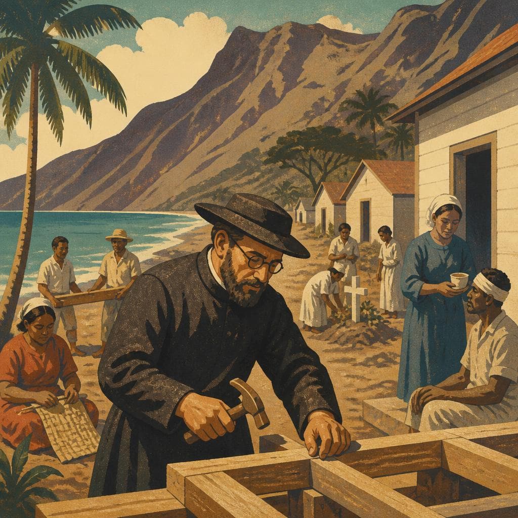 Cover art for The Priest Who Stayed and Built