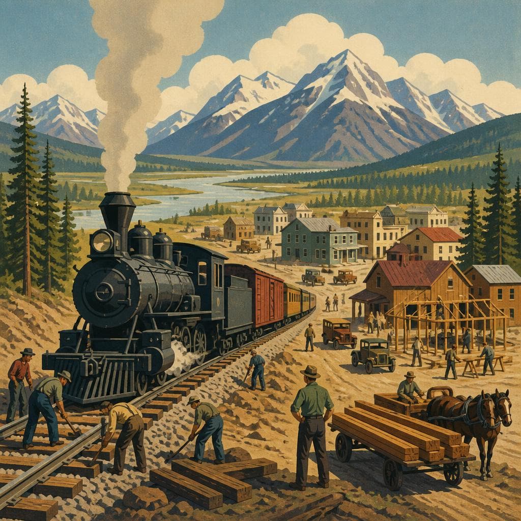 Cover art for When the Railroad Made Wasilla