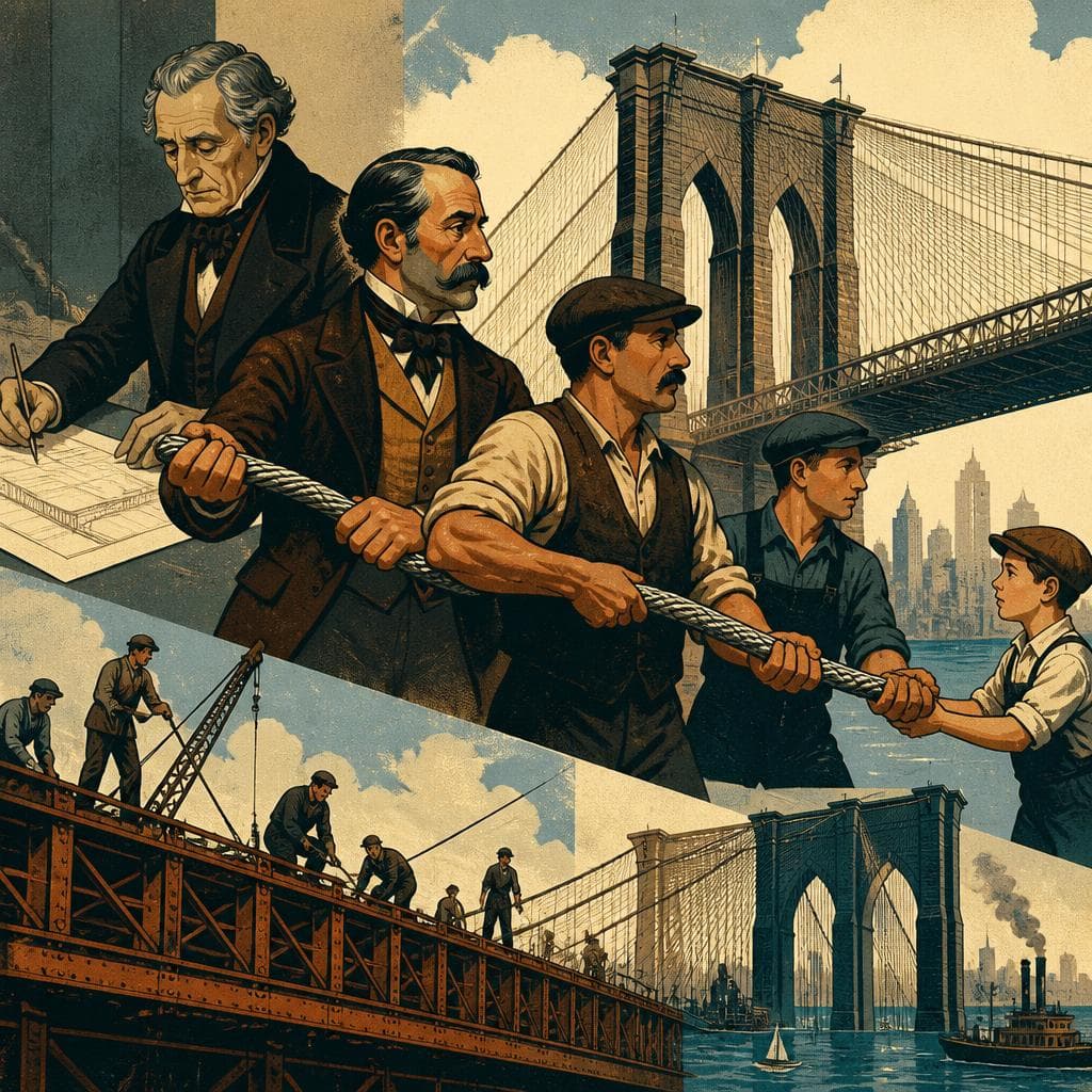 Cover art for The Family That Carried the Brooklyn Bridge