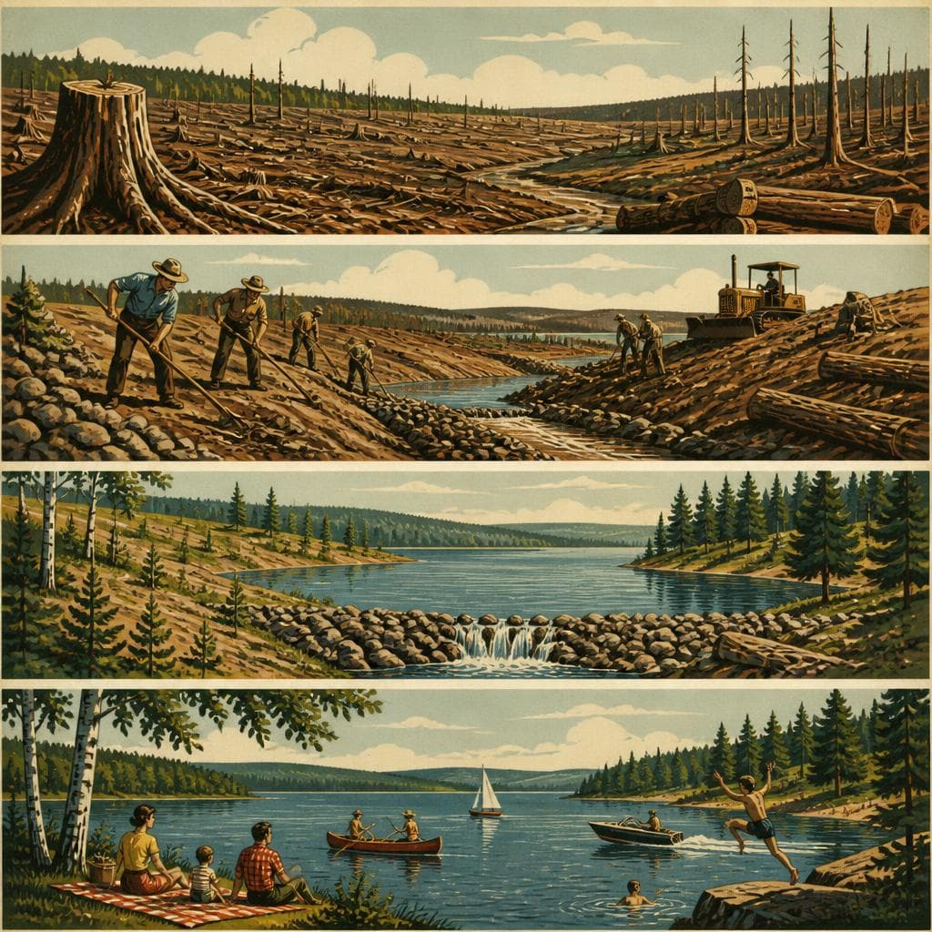 Cover art for How a Cutover Forest Became Halfway Lake