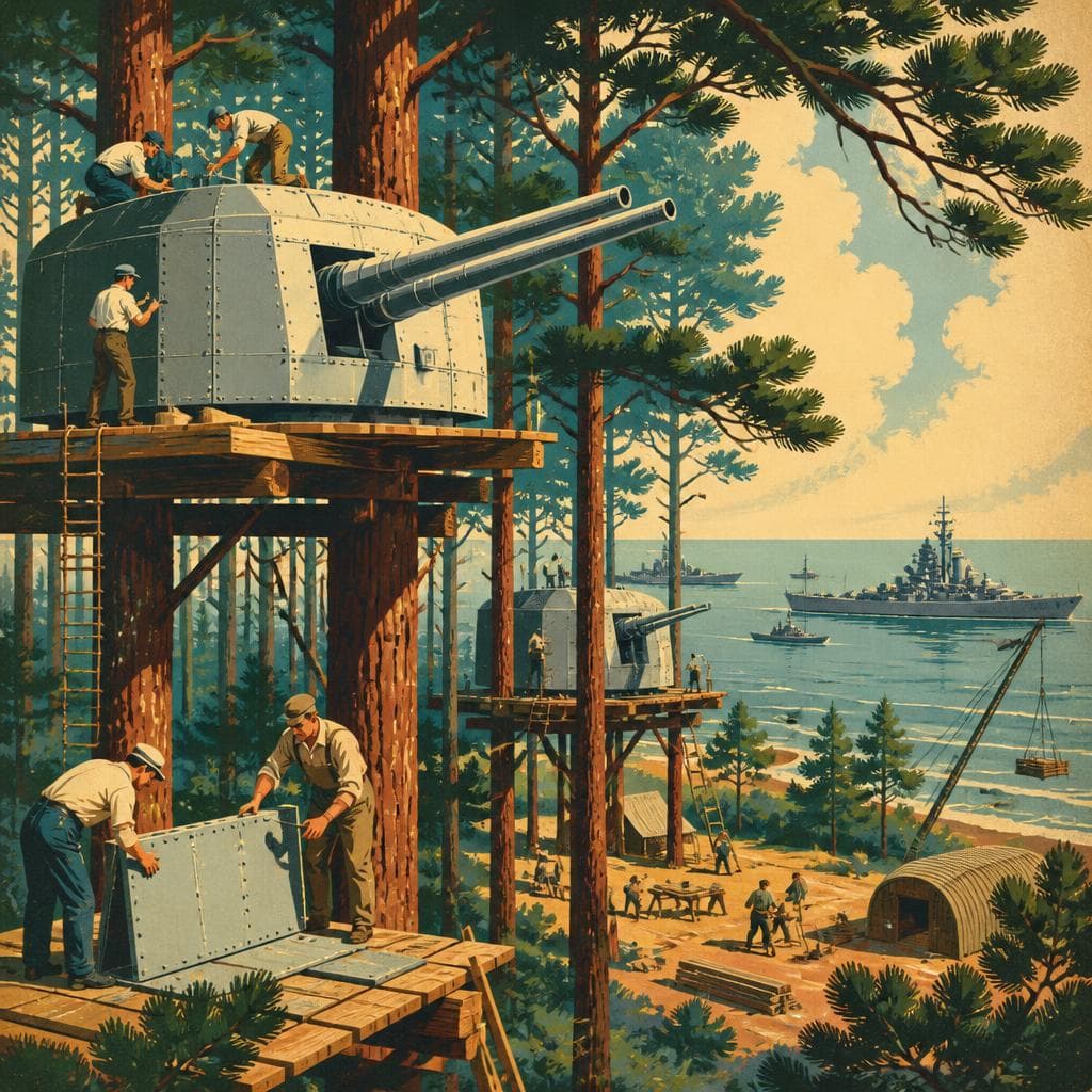 Cover art for When Warships Began in the Trees