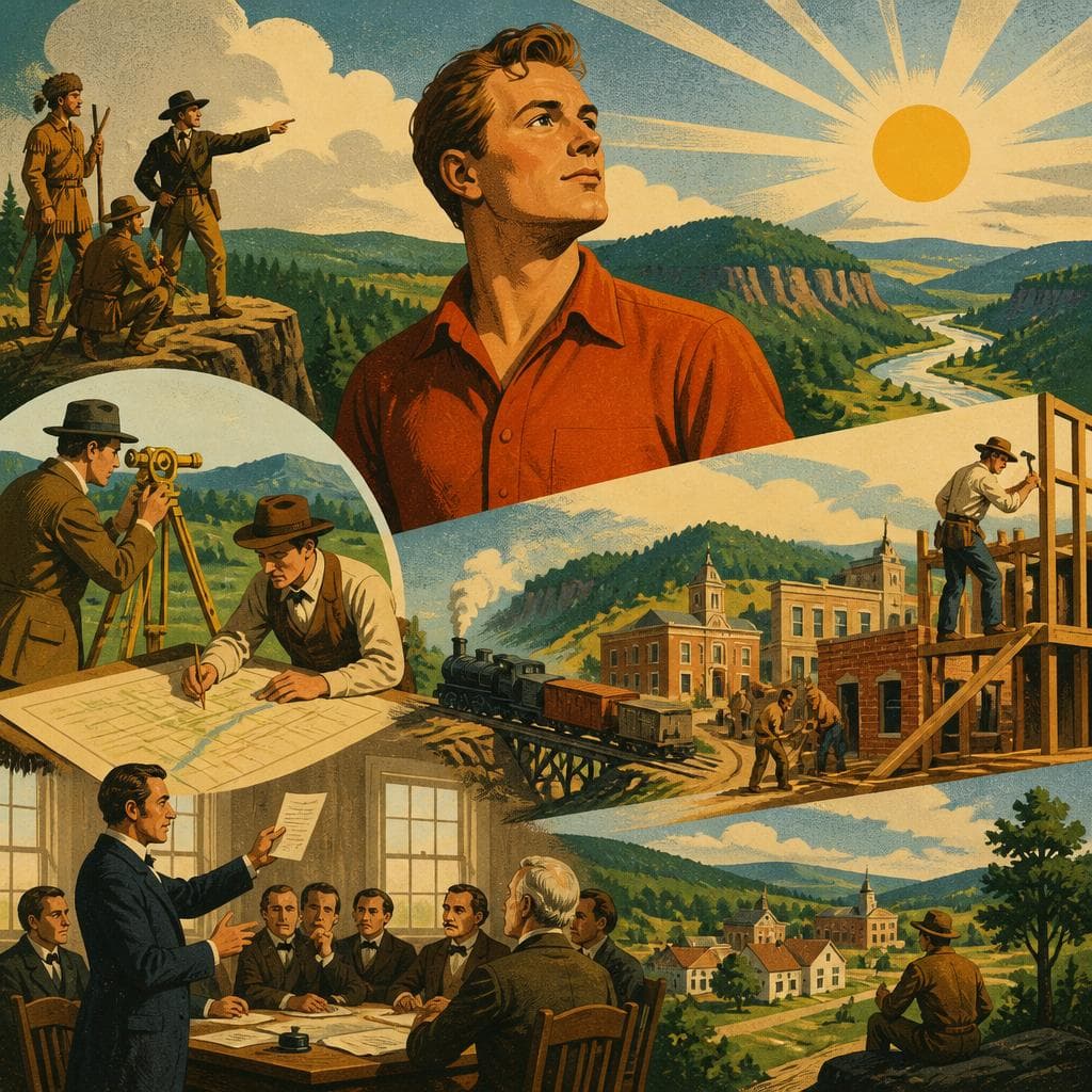 Cover art for A County Named for a Rising Man